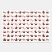 3 sets kerstinpakpapier inpakpapier vel (Voorkant 3)