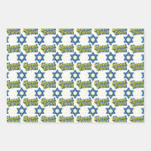 3 Shanah Tovah inpakvellen Inpakpapier Vel (Voorkant)