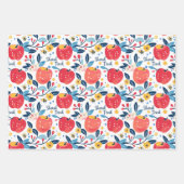 3 Shanah Tovah inpakvellen Inpakpapier Vel (Voorkant 3)