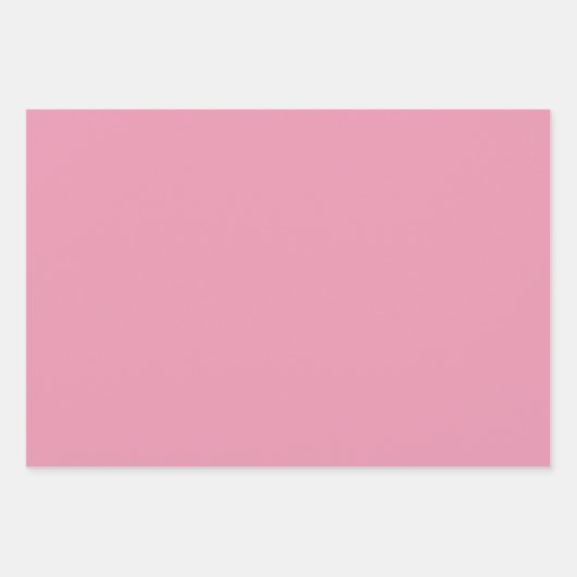 3 Sheets of Gift Wrap in Rose Pink Inpakpapier Vel (Voorkant 2)