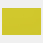 3 Sheets of Gift Wrap in Yellow Inpakpapier Vel (Voorkant 3)