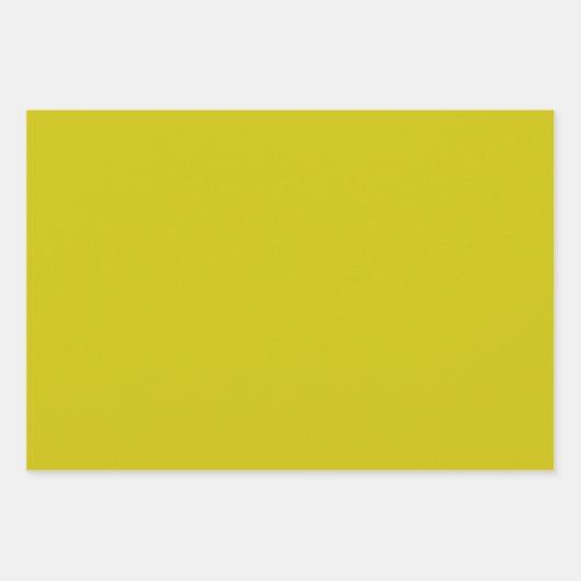 3 Sheets of Gift Wrap in Yellow Inpakpapier Vel (Voorkant 2)