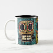 3 Skeletten Tweekleurige Koffiemok (Links)