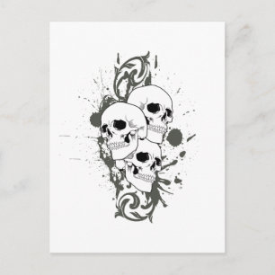 3 Skulls Briefkaart