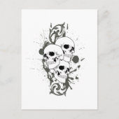 3 Skulls Briefkaart (Voorkant)