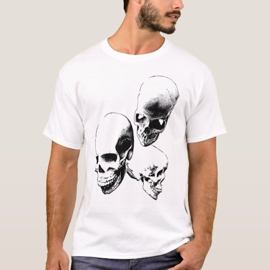 3 Skulls T-shirt (Voorkant)