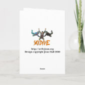 3 Skydivers - Sinaasappel Kaart (Achterkant)