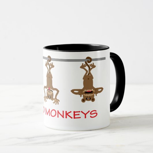 3 Slechte apen Mok (Voorkant rechts)