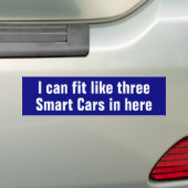 3 Smart Cars Bumpersticker (Op auto)