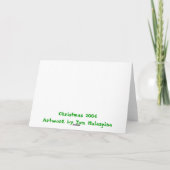 3 sneeuwmannen feestdagen kaart (Achterkant)