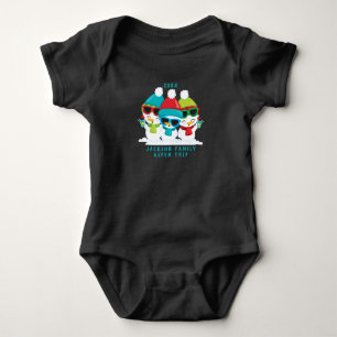 3 Sneeuwmannen Kerst Winter Familie Aangepaste Tek Romper