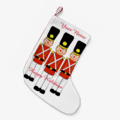 3 Soldier Christmas Stocking () Kleine Kerstsok (Voorkant (Hangend))
