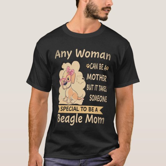 3 Speciaal om een Beagle Moeder Beagle te zijn T-shirt (Voorkant)