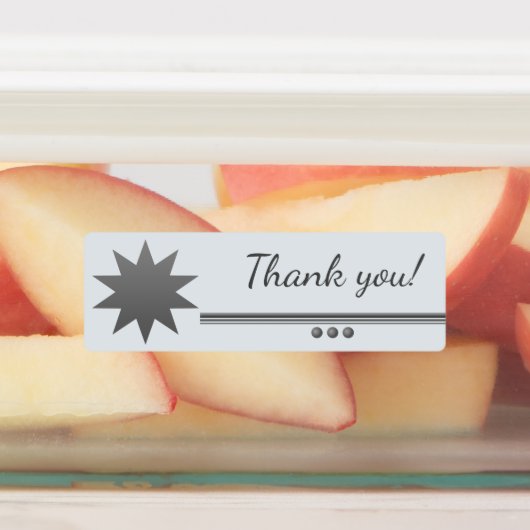 3 Sphere Silver Text Professional Hartelijk dank v Labels (Aangebracht)