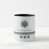 3 Sphere Silver Text Professional Mok (Midden)