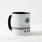 3 Sphere Silver Text Professional Mok (Voorkant links)