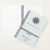 3 Sphere Silver Text Professional Planner (Display)