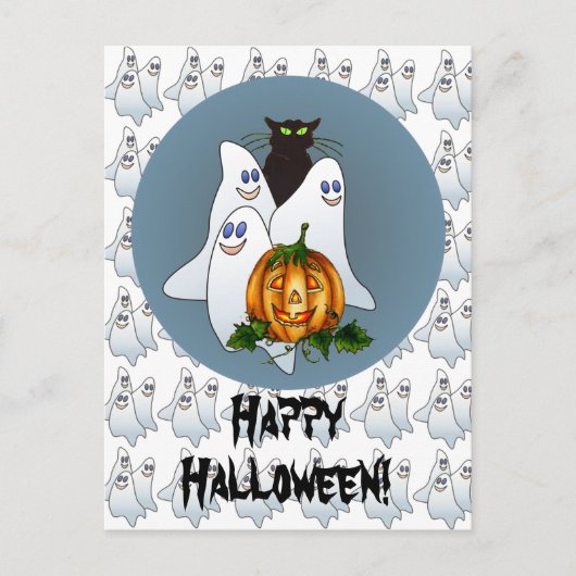 3 SPOEKEN, JACK & CAT door SHARON SHARPE Briefkaart (Voorkant)