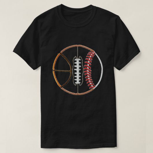 3 Sport Ball T-Shirt (Design voorkant)