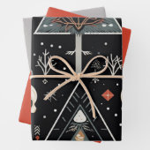 3 st. Boom- en schedelinpakpapier Inpakpapier Vel (In situ)