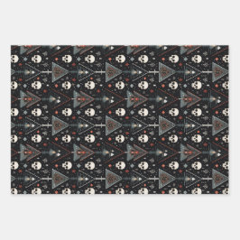 3 st. inpakpapier voor de schedel vel