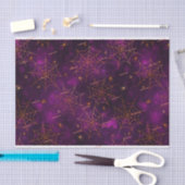 3 st, naam, spooky spin webs bokeh patroon tissuepapier (Craft)