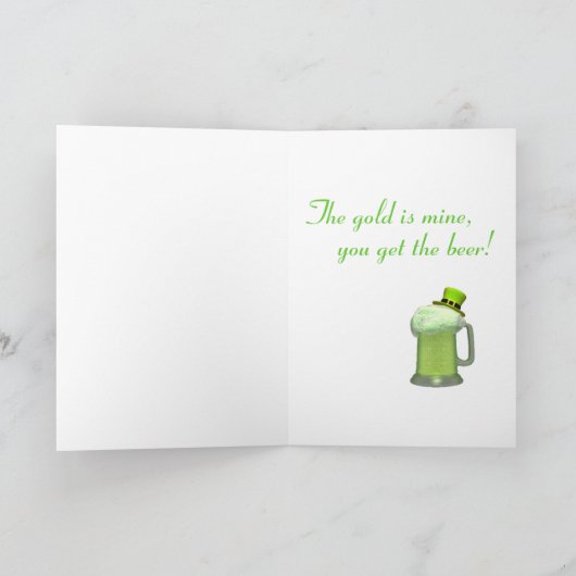 3. St. Patricks van de buldog de Kaart van de Dag (Binnen)