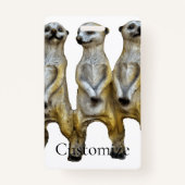 3 Staande Meerkats Thunder_Cove Badge (Achterkant)