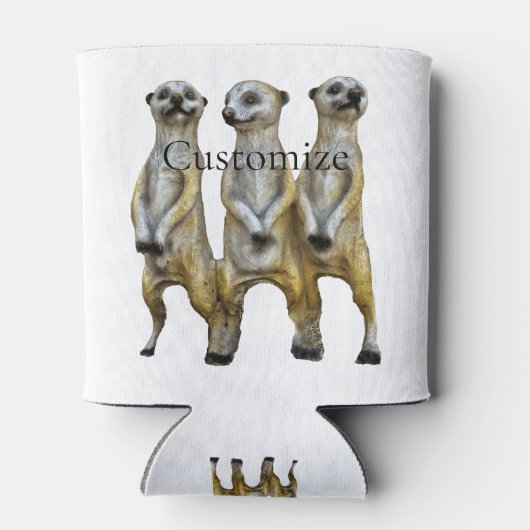3 Staande Meerkats Thunder_Cove Blikjeskoeler (Achterkant)