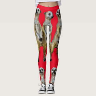 3 Staande Meerkats Thunder_Cove Leggings