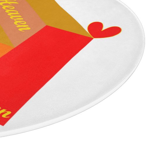 3 Stappen naar de hemel Snijplank (Hoek)