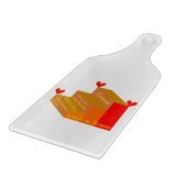 3 stappen naar de hemel snijplank (Hoek)