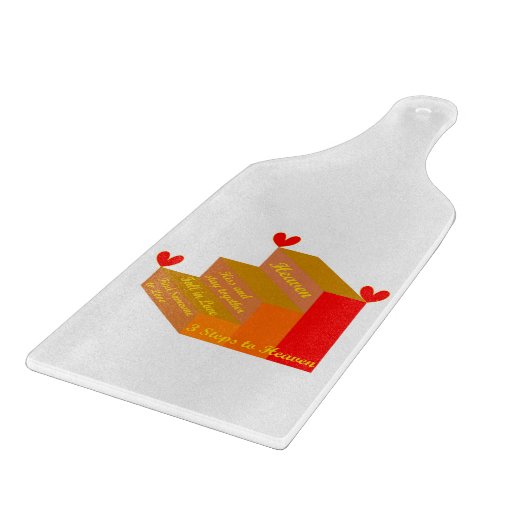 3 stappen naar de hemel snijplank (Hoek)