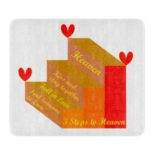 3 stappen naar de hemel snijplank