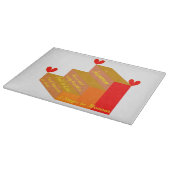 3 stappen naar de hemel snijplank (Hoek)