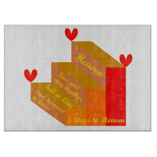 3 stappen naar de hemel snijplank