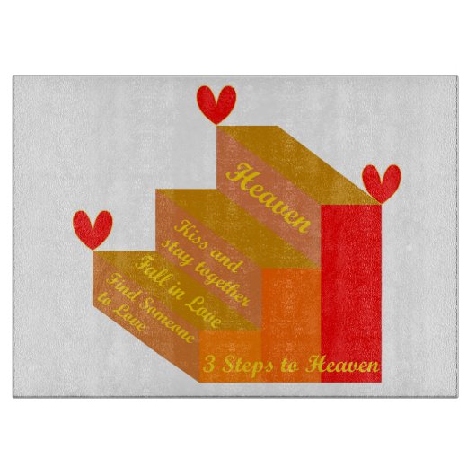 3 stappen naar de hemel snijplank (Voorkant)