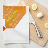 3 stappen naar de hemel snijplank theedoek (Quarter Fold)