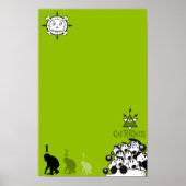 3-stapsgewijze deconcentratie poster (Voorkant)