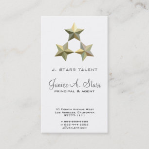 3 Star Talent Visitekaartje