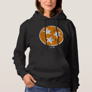 3 Star TN vlag Oranje & White Tennessee State Flag Hoodie
