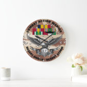 3 STARS COMBAT ACTION MARINE DESERT STORM GROTE KLOK (Huis)