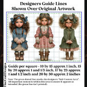 3 Steampunk Girl Dolls, DT4L Decoupage Tissuepapier