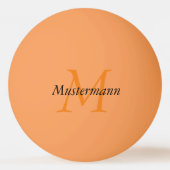 3 Sterne personalisiert mit Monogramm Pingpongbal (Voorkant)