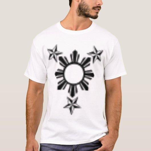 3_sterren_and_sun t-shirt (Voorkant)