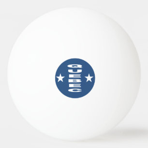 3 sterren DESIGN QUEBEC witte ping-pong bal Pingpongbal