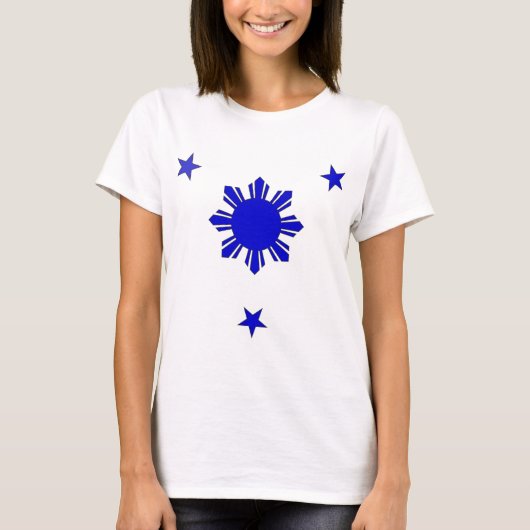 3 sterren en een zon t-shirt (Voorkant)