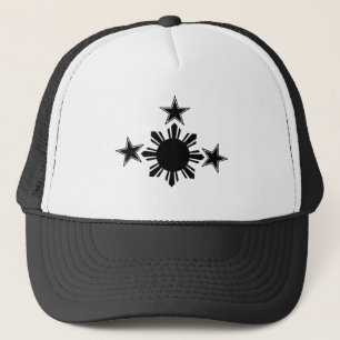 3 sterren en een zon trucker pet