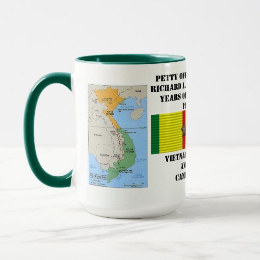 3 STERREN ZEILER VIETNAM OORLOG MOK (Links)