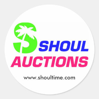 3"Sticker, Blad van 6 Ronde Sticker